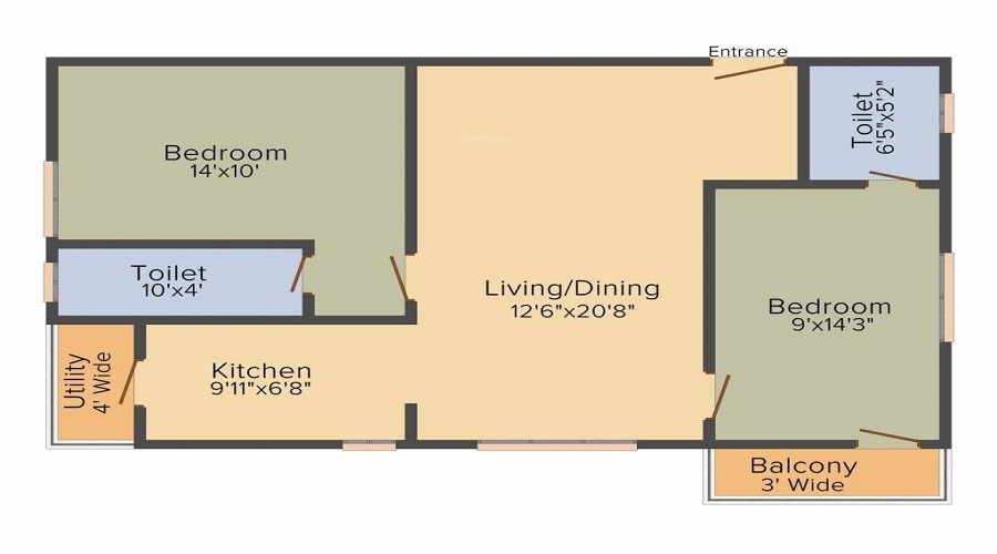 Anuhar Meda Heights Floor Plan