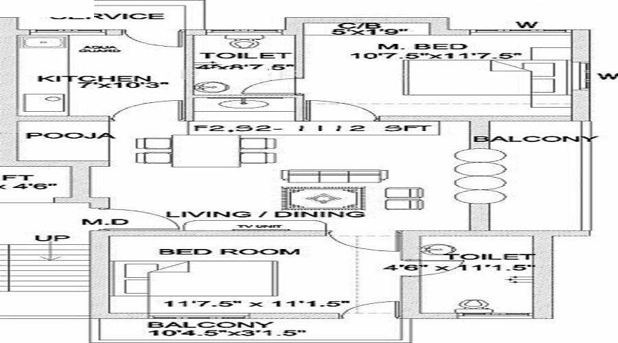 Kay Ram PavaZhakudil Floor Plan