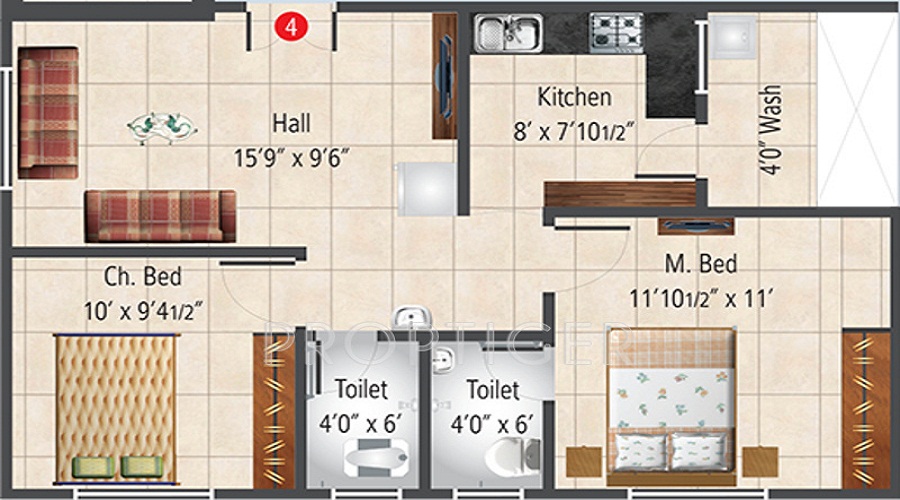 Sai Panchajanya Floor Plan
