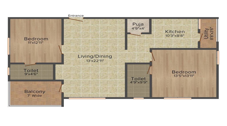 BR Hemadurga Wonder Floor Plan