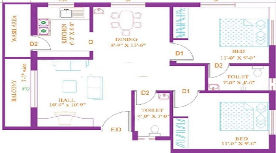 Capital Anandam Floor Plan