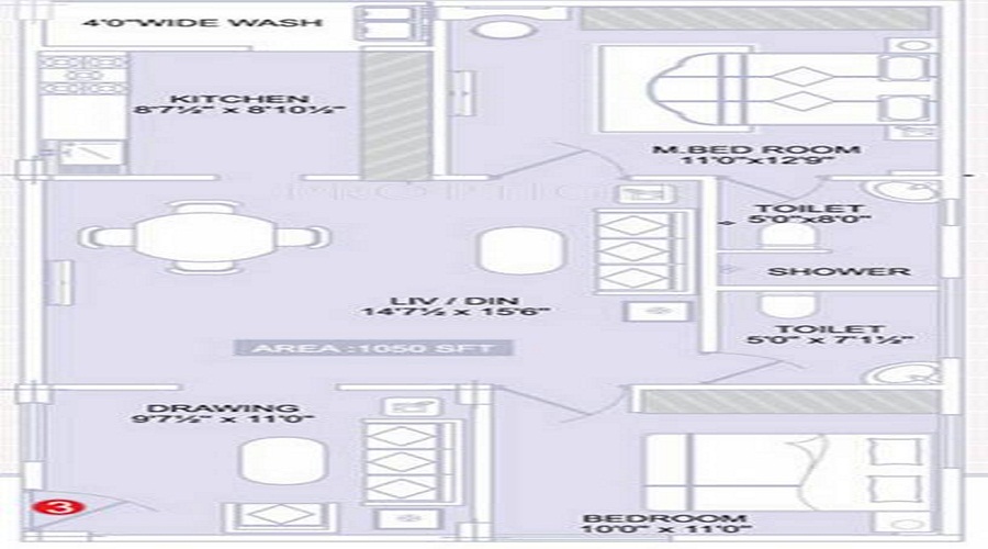 Imarat Golden Sands III Floor Plan