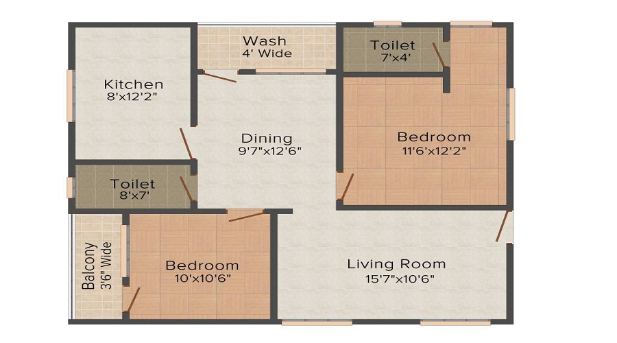 Aryamitra Lotus Homes Floor Plan