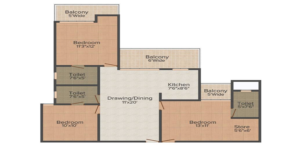 Newtech La Palacia Floor Plan