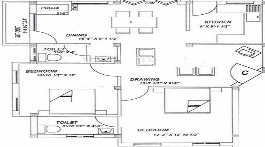 Pushkar Park Villa Floor Plan