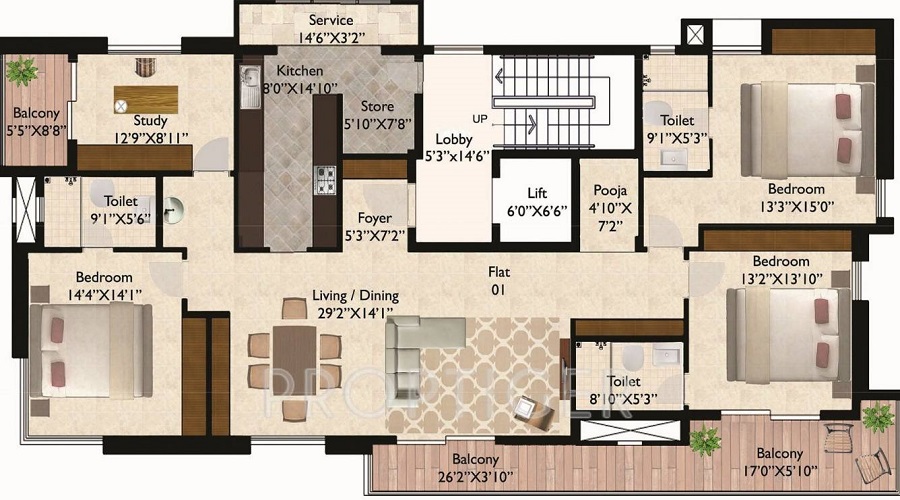 Ceebros Vishwas Floor Plan