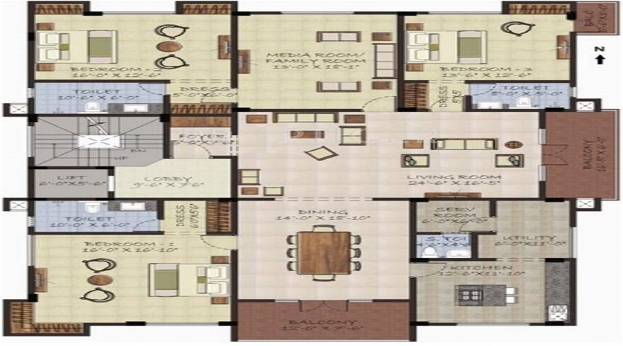 Sumanth Sreshta Kalpavriksha Floor Plan