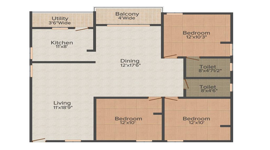 Gokul Brindavanam Floor Plan