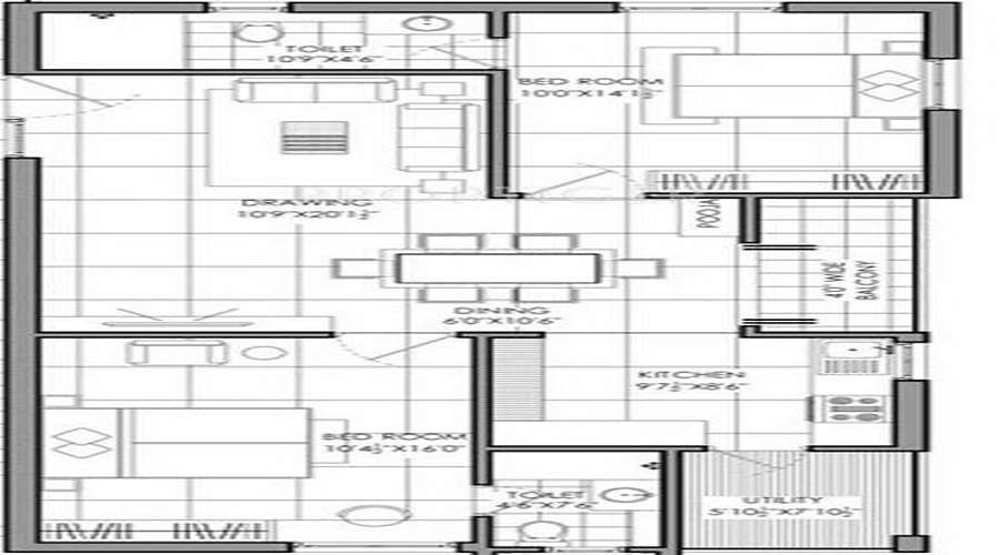 Hari Classic Apartment Floor Plan
