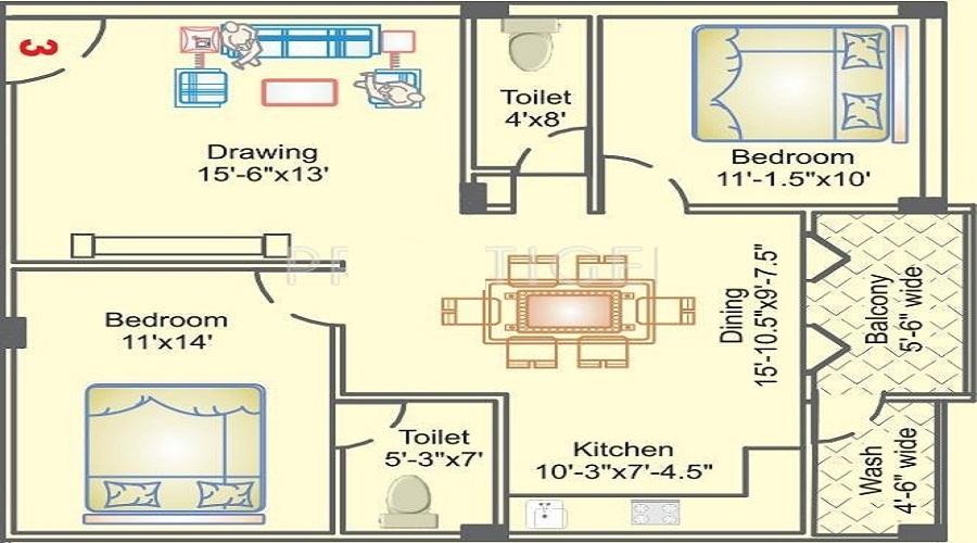 Lakshmi Sapphire Floor Plan