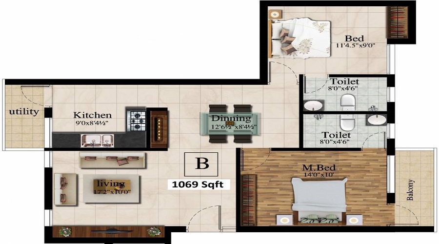 Voora Gitanjali Floor Plan