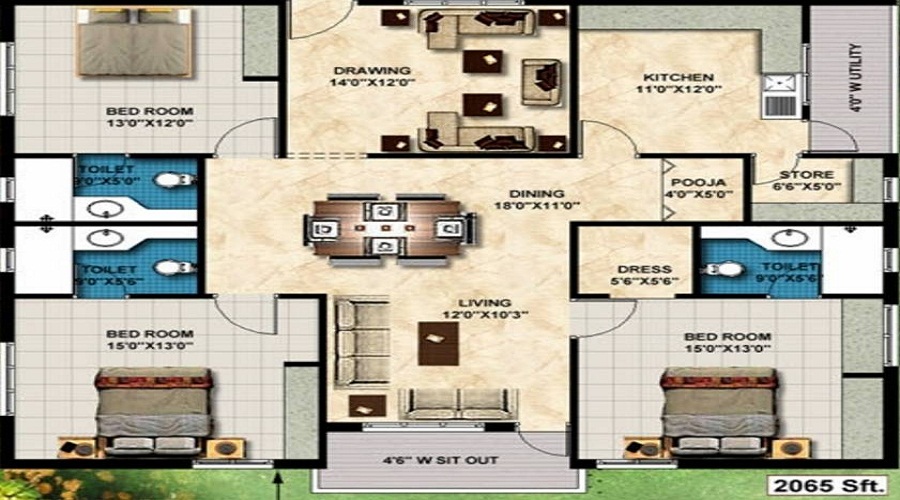 Sri Silver Springs Floor Plan