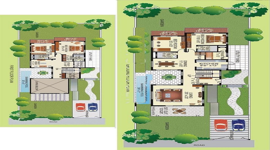 Mahindra Sylvan County Villa Floor Plan