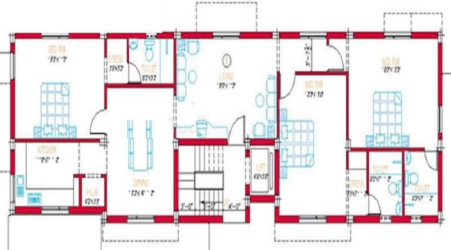 GR Natarajan Sangam Floor Plan