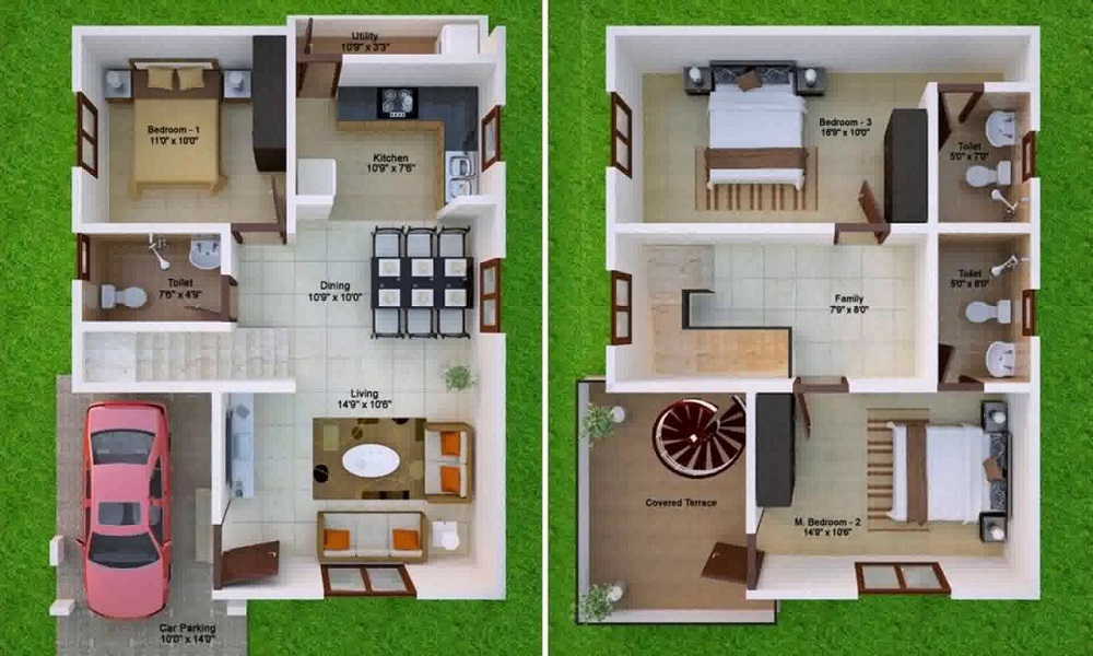 2 BHK+2T 800/sqft-saleable Sqft Apartment For Sale In Shravanthi Shelters Shravanthi Gardens In JP Nagar Floor Plan