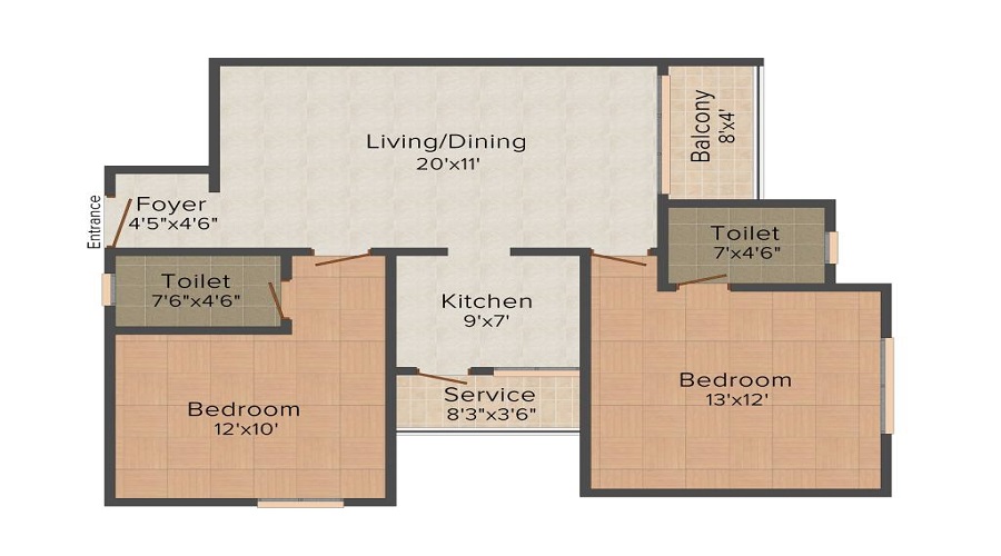 Sri Silver Oak Floor Plan