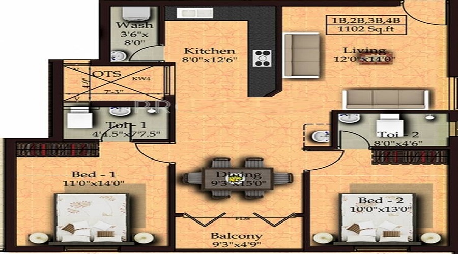 India Marjoville Floor Plan