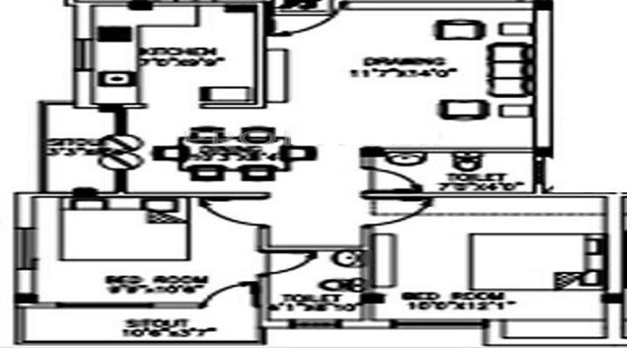 Jayam Aashiana Floor Plan