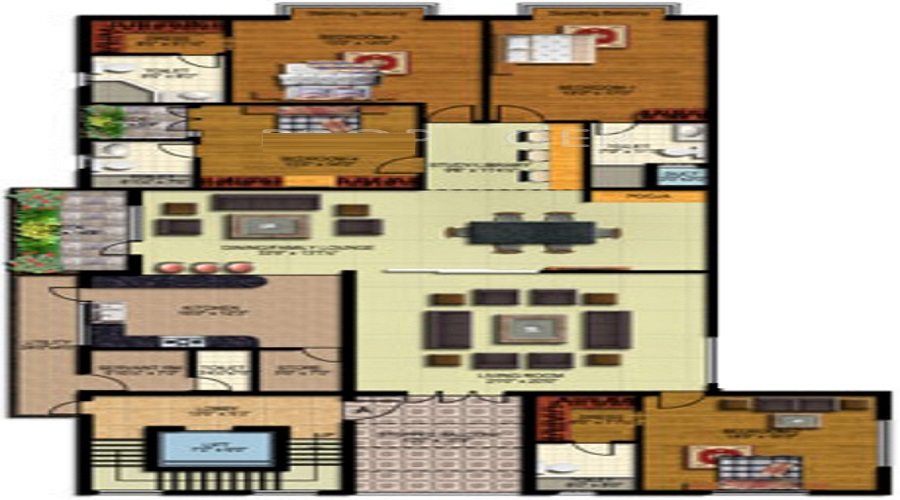Vijay Shanthi Rain Forest Floor Plan