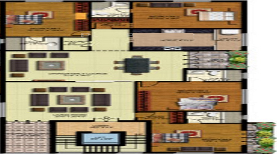 Vijay Shanthi Rain Forest Floor Plan