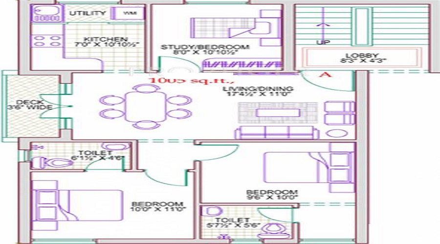 Lakshmi Apartment Floor Plan