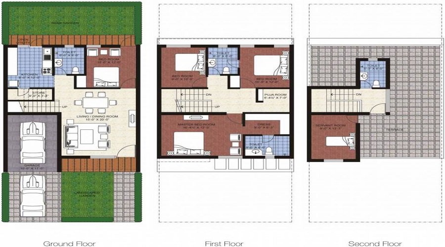 Unitech Gulmohur Avenue Floor Plan
