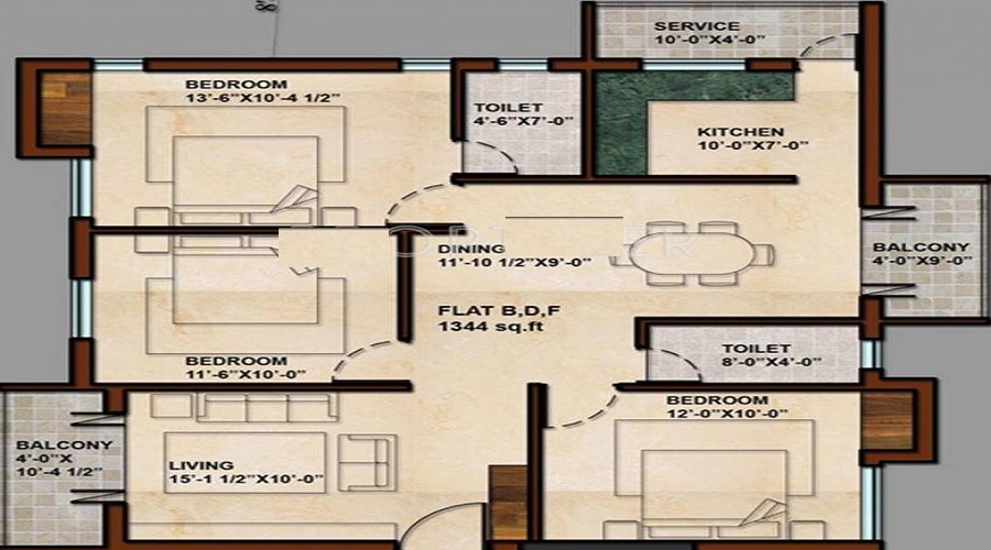 KCee Sree Prasanna Venkatesh Floor Plan