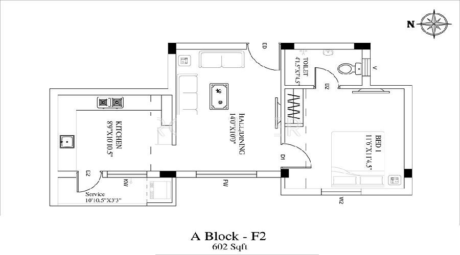 Ruby Ashirwad Floor Plan