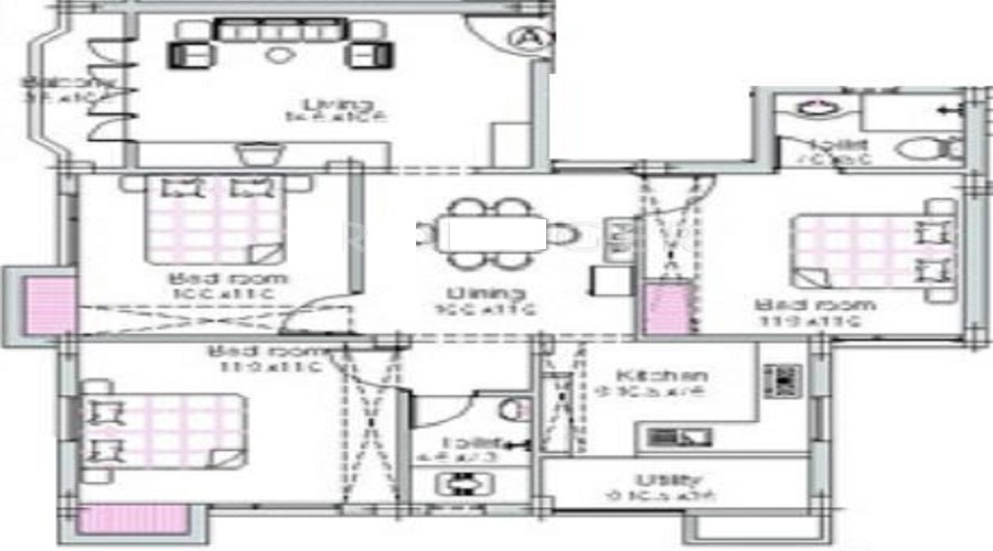 GR Natarajan Vyasar Kripa Floor Plan