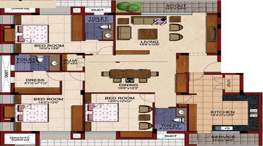 TVH Battika Floor Plan
