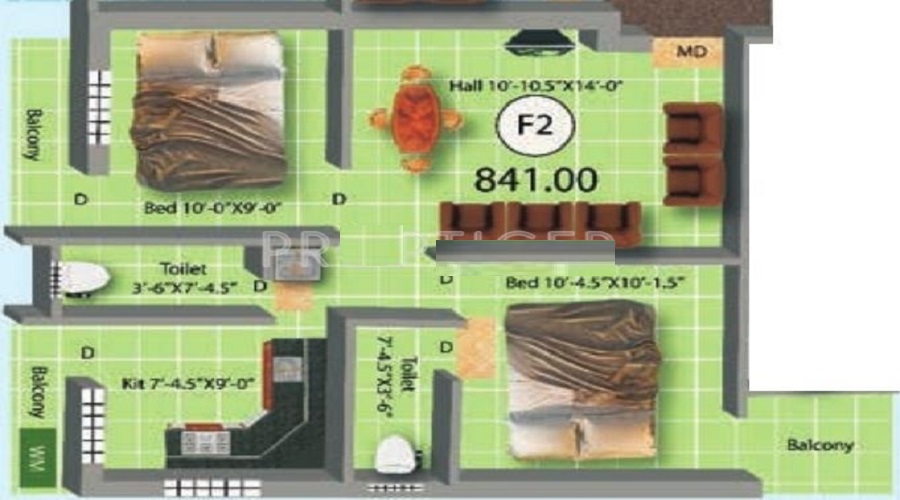 Real Greenville Floor Plan