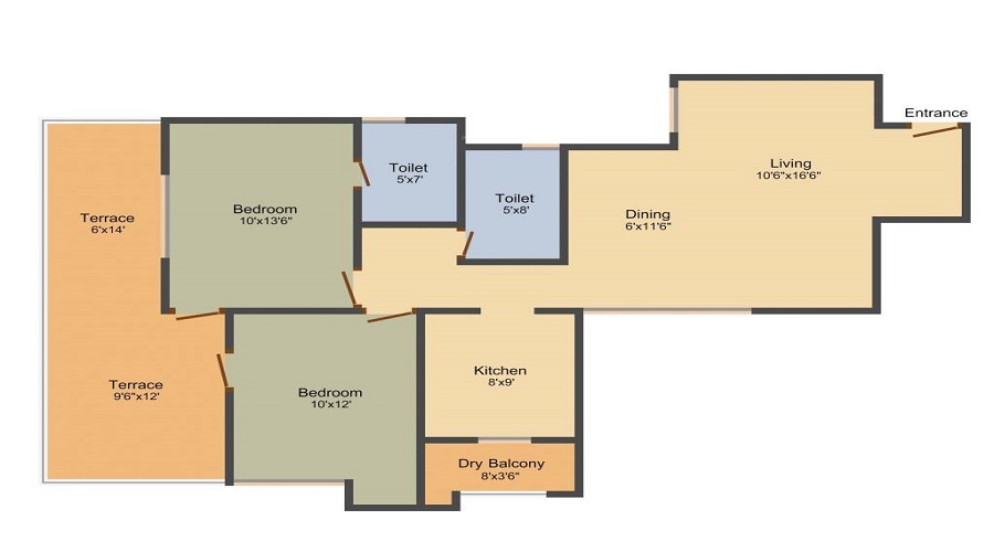 Alcon Golok Vrindavan Floor Plan