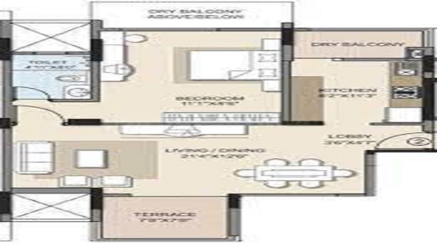 Kalpataru Cypress Terraces Floor Plan