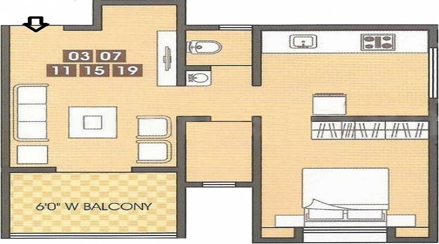 Prosperity Om Shanti Residency Floor Plan