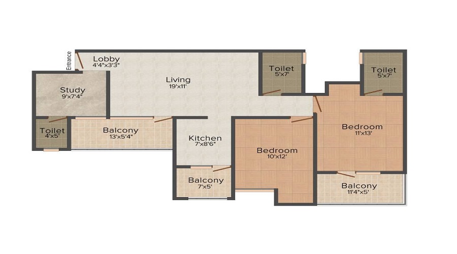 MP Residency Floor Plan