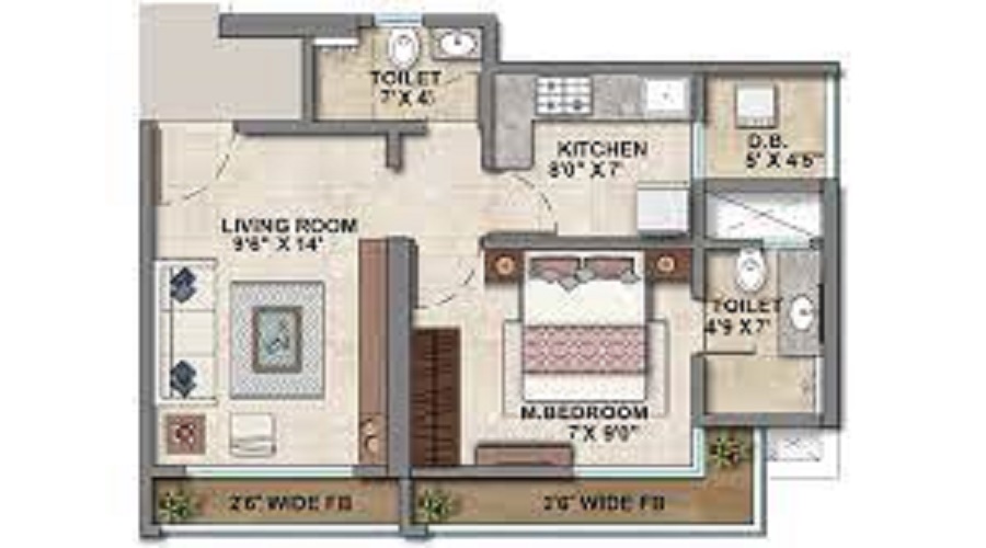 Vaishnavi Valencia Floor Plan
