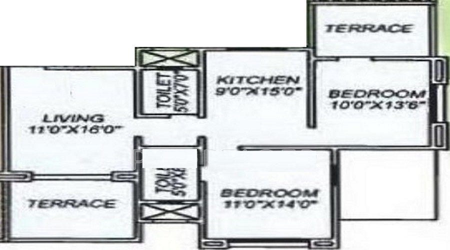 Raj Heramba Vimal Terraces Floor Plan