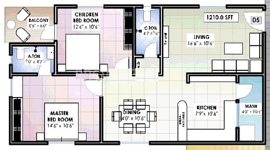 Concrete Melody Floor Plan