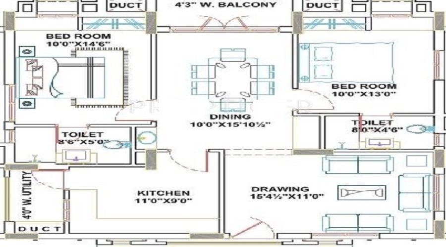 Aditya Empress Heights Floor Plan