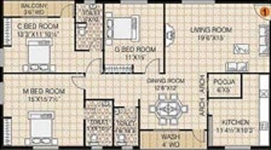 Koven Constructions Surya Towers Floor Plan