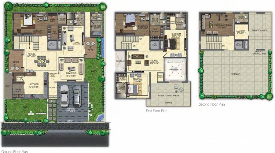 Sri Aditya Royal Palms Floor Plan