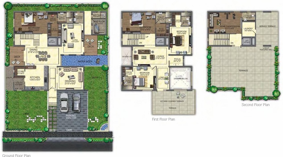 Sri Aditya Royal Palms Floor Plan