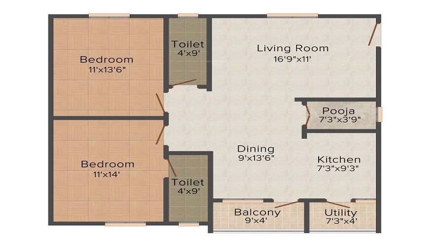 Concrete Apple Lilly Floor Plan