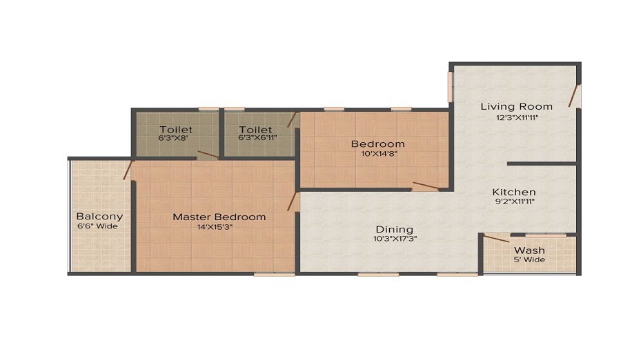 Sree Hima Sai Lake View Towers Floor Plan