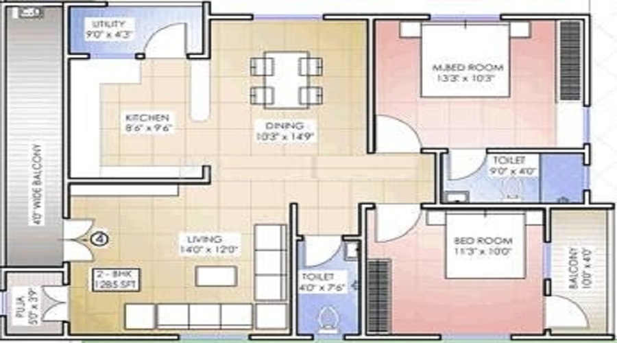 Concrete Opera Floor Plan