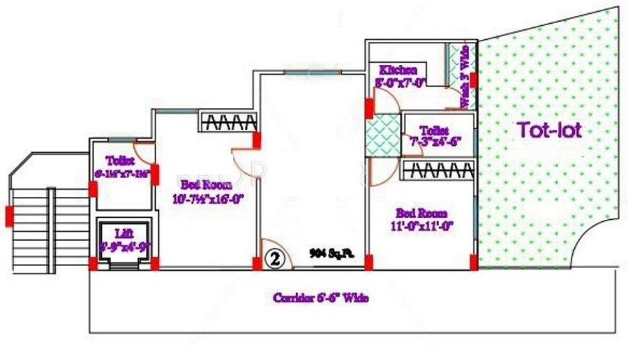 Adam And Bandari Constructions A And B Residency Floor Plan
