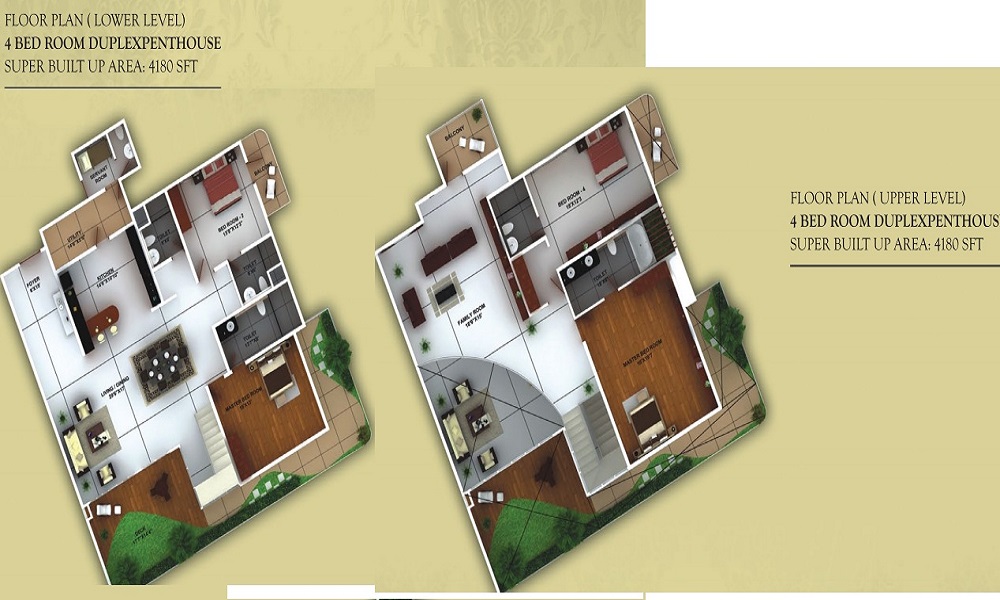 2 BHK+2T 1143/sqft-saleable Sqft Apartment For Sale In Skylark Esta In ITPL Road Floor Plan