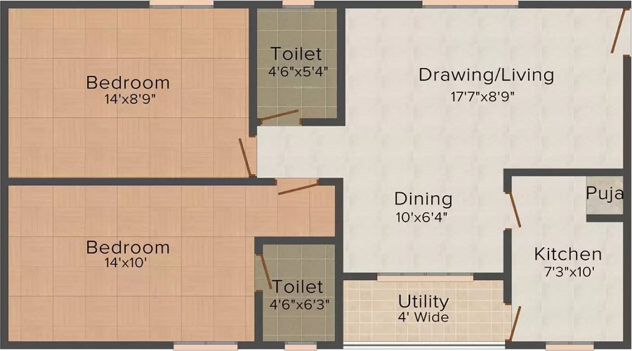 Ideas Janardhana Residency Floor Plan