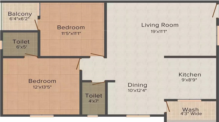 Harikrishna Sarada Palace Floor Plan