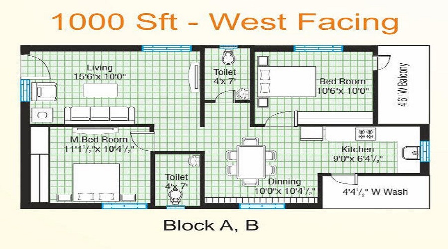 Sri Gajanana Homes Floor Plan